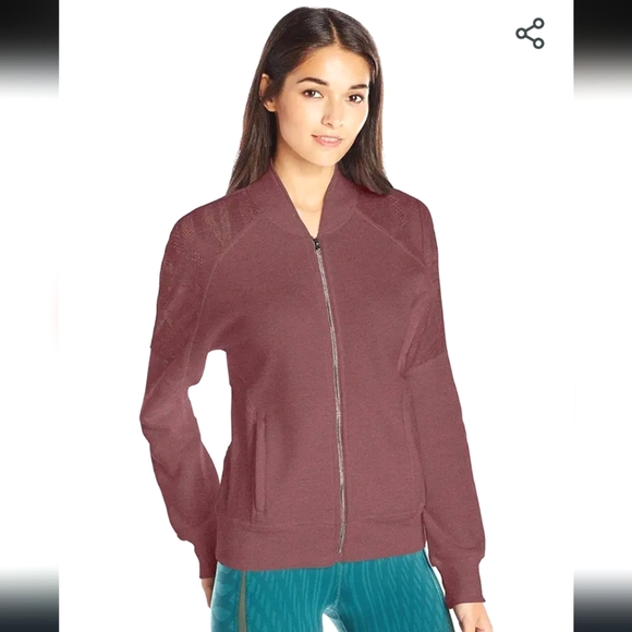 Alo Yoga Tempt Jacket Women's Mauve Large - Picture 1 of 6
